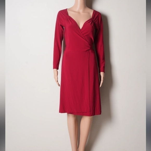 New Norma Kamali Dress, SWEETHEART DRESS, Red, New with Tags, Wrap dress - Picture 1 of 7